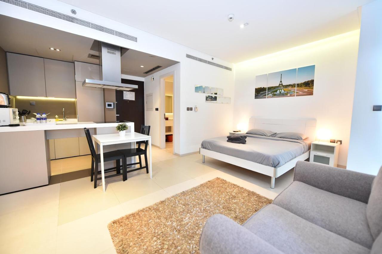 ドバイCozy Studio Apt In Marina - Near Metro, Beach & Mallアパートメント エクステリア 写真